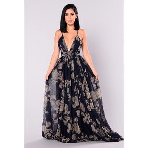 Limited Addiction Mesh Floral - Navy